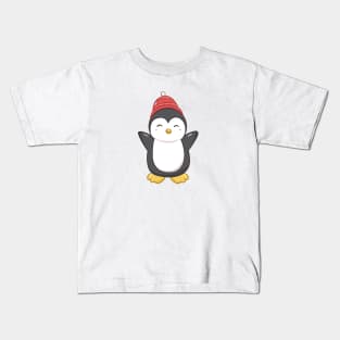 Cute Kawaii Penguin Kids T-Shirt